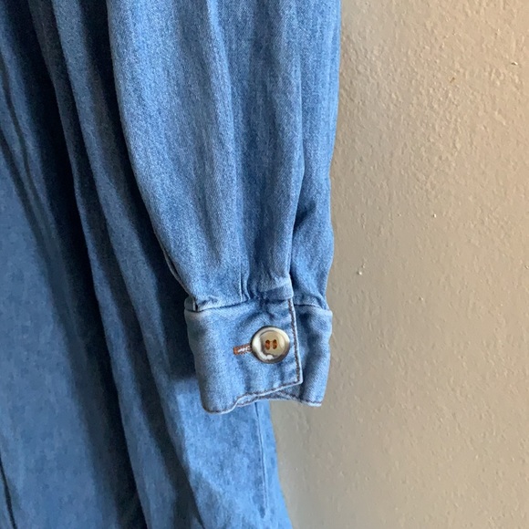 Vintage Chorus Blues Denim Maxi Dress - Picture 4 of 13